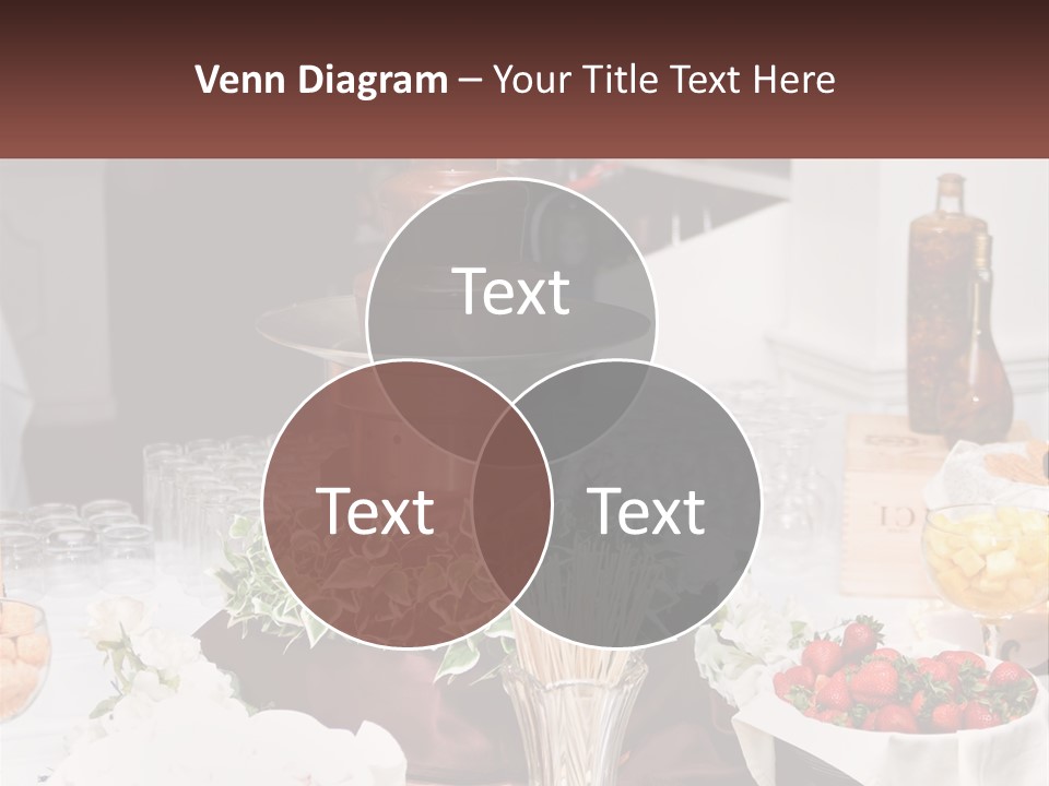 A Table Topped With Lots Of Food And Drinks PowerPoint Template