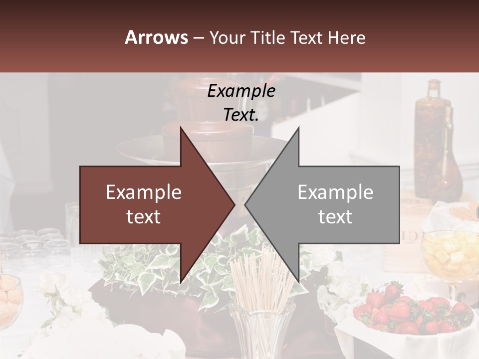 A Table Topped With Lots Of Food And Drinks PowerPoint Template