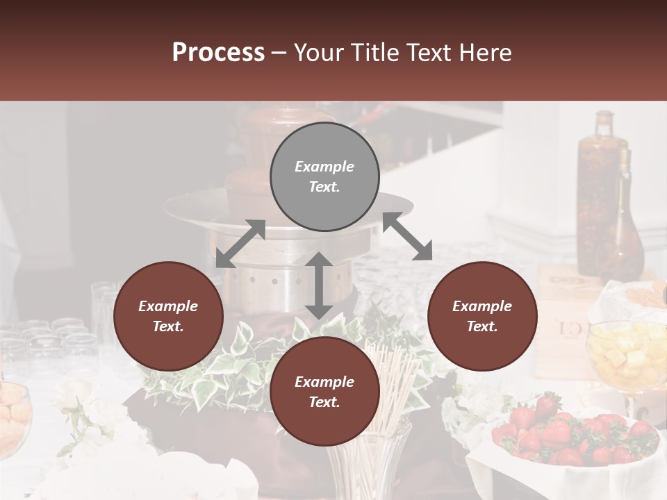 A Table Topped With Lots Of Food And Drinks PowerPoint Template