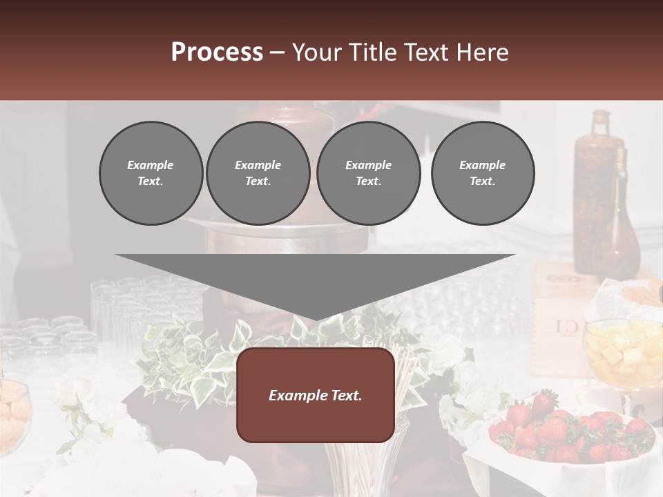 A Table Topped With Lots Of Food And Drinks PowerPoint Template