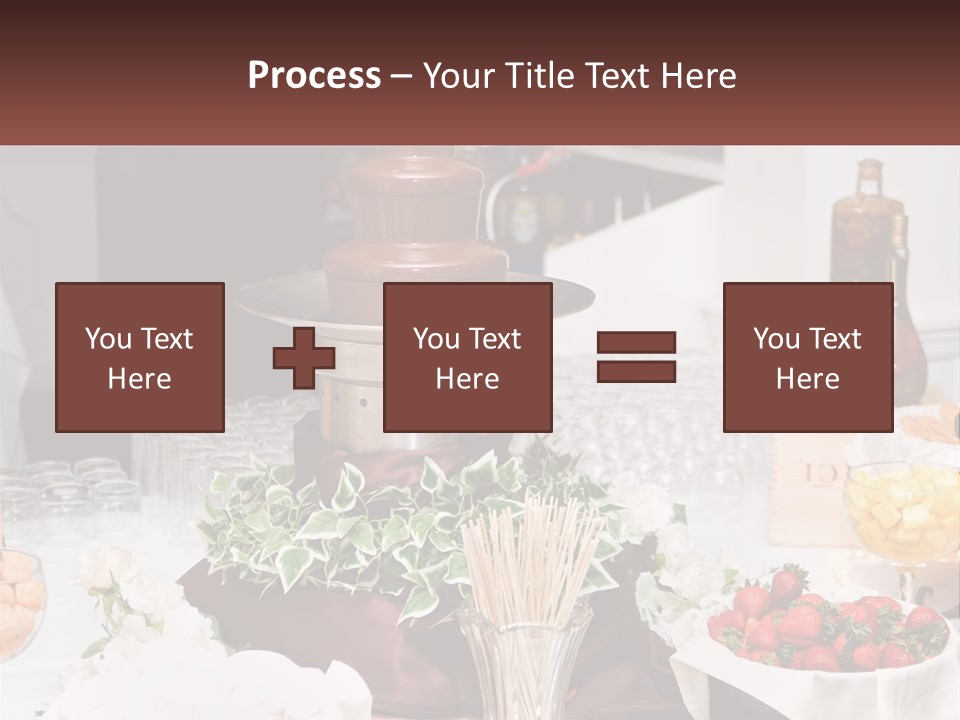 A Table Topped With Lots Of Food And Drinks PowerPoint Template