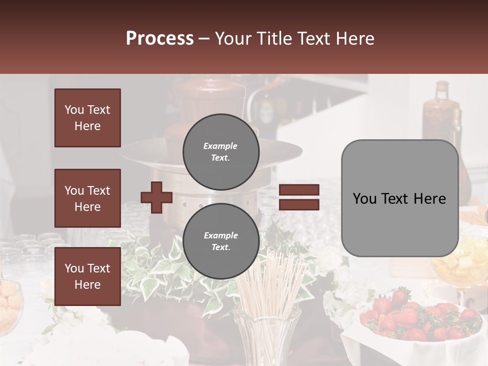 A Table Topped With Lots Of Food And Drinks PowerPoint Template