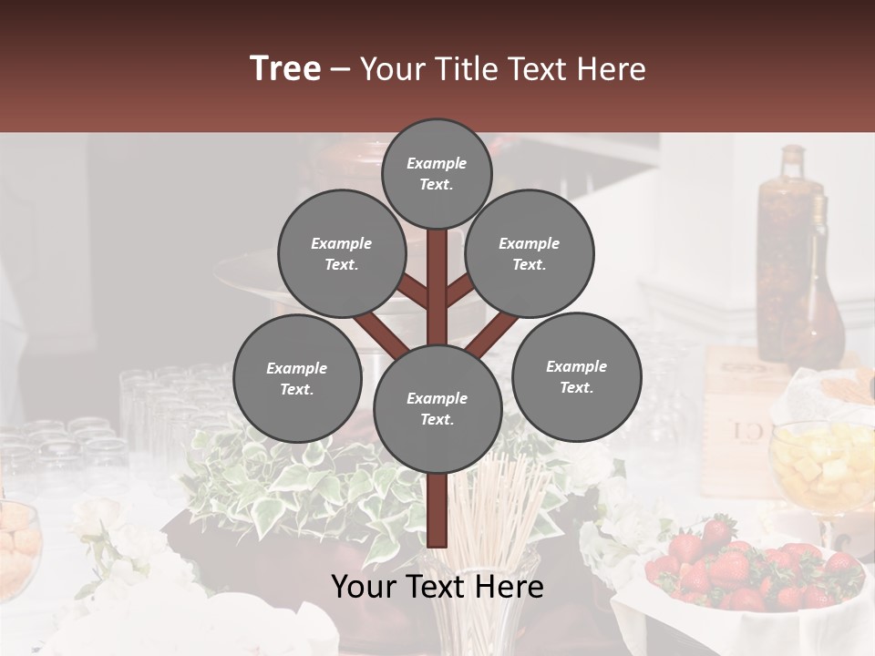 A Table Topped With Lots Of Food And Drinks PowerPoint Template