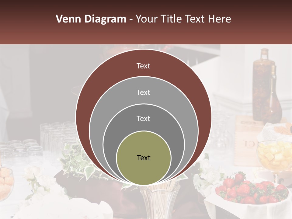A Table Topped With Lots Of Food And Drinks PowerPoint Template