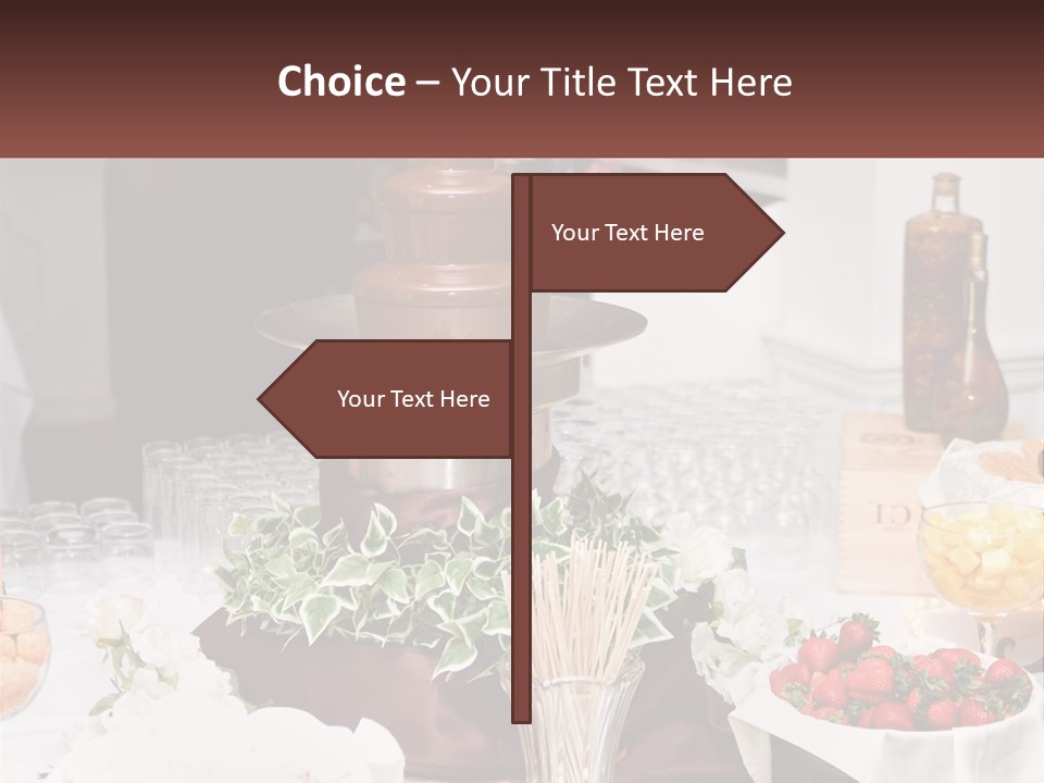 A Table Topped With Lots Of Food And Drinks PowerPoint Template