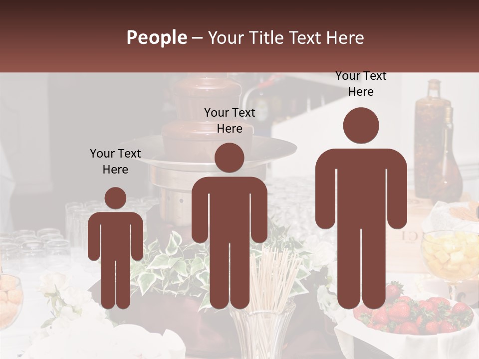 A Table Topped With Lots Of Food And Drinks PowerPoint Template