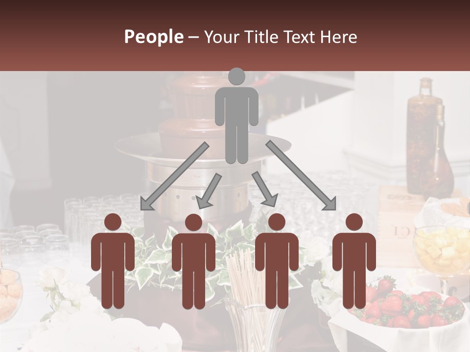 A Table Topped With Lots Of Food And Drinks PowerPoint Template