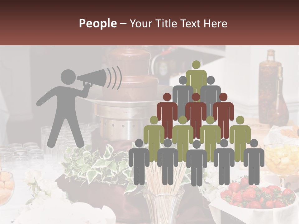 A Table Topped With Lots Of Food And Drinks PowerPoint Template