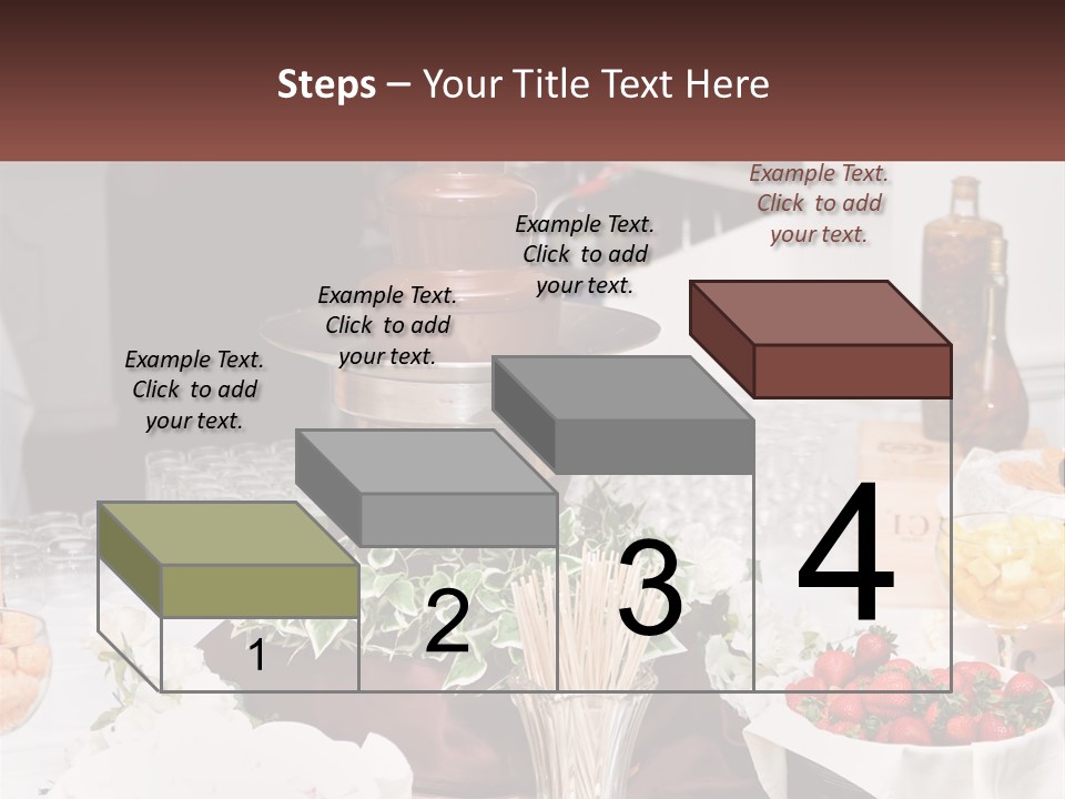 A Table Topped With Lots Of Food And Drinks PowerPoint Template