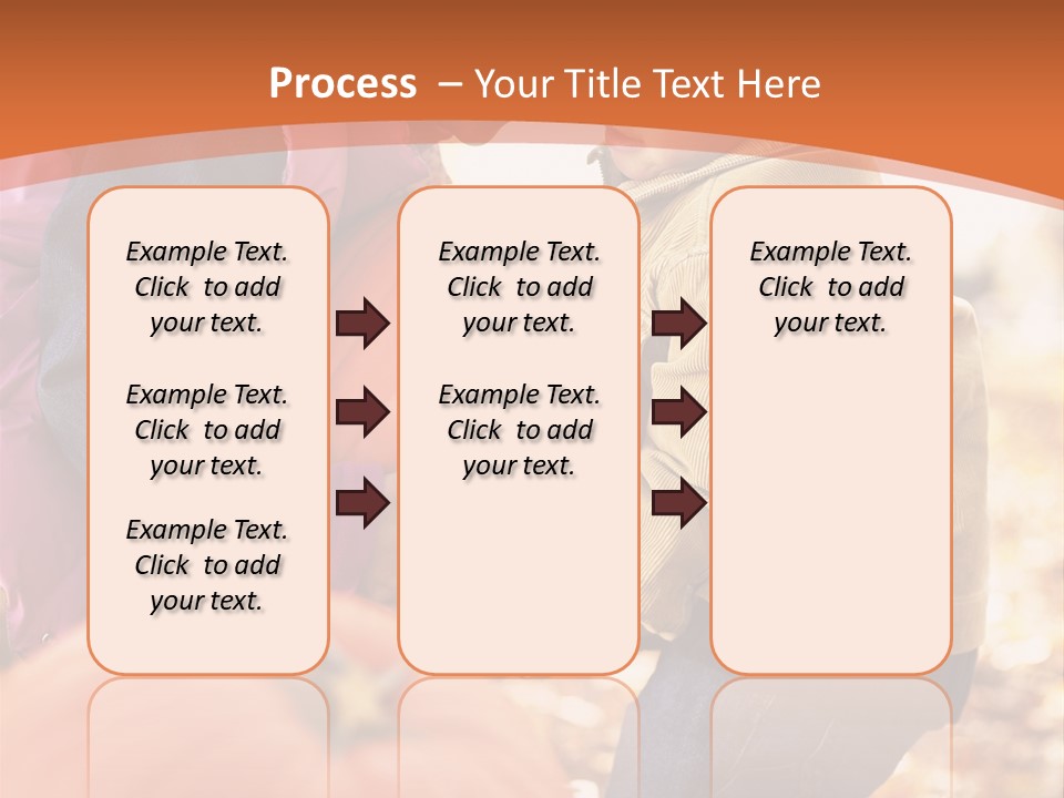 Two Children With Pumpkins Powerpoint Template PowerPoint Template