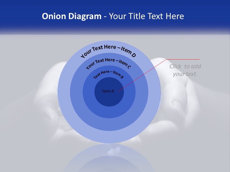 A Person Holding A Blue Flame In Their Hands PowerPoint Template