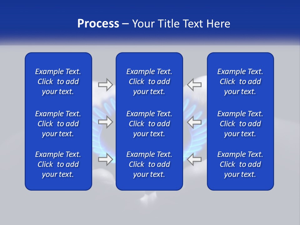 A Person Holding A Blue Flame In Their Hands PowerPoint Template