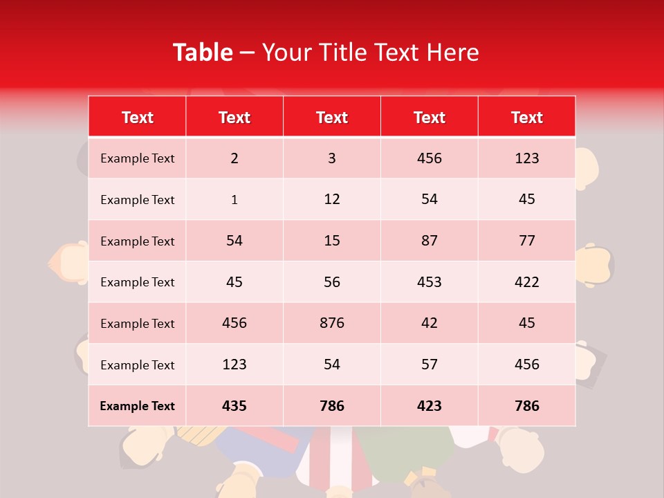 A Group Of People Standing Around A Soccer Ball PowerPoint Template