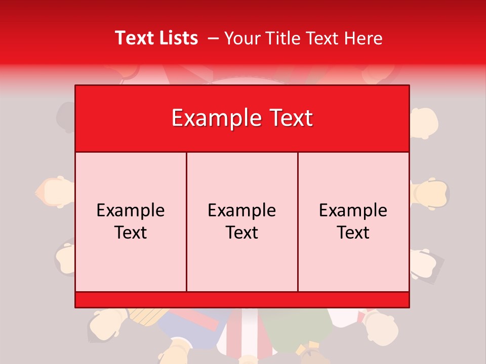 A Group Of People Standing Around A Soccer Ball PowerPoint Template