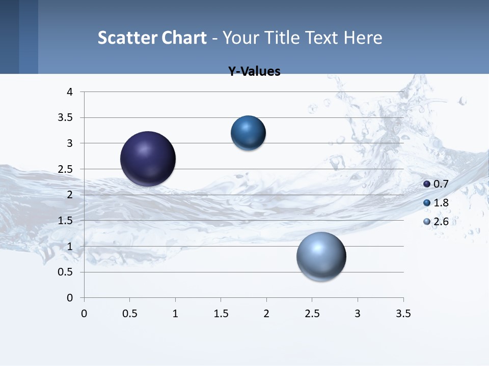 A Blue Water Powerpoint Presentation Is Shown PowerPoint Template