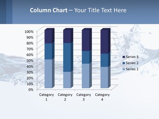 A Blue Water Powerpoint Presentation Is Shown PowerPoint Template