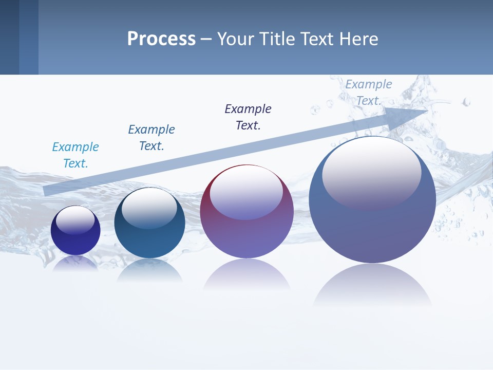 A Blue Water Powerpoint Presentation Is Shown PowerPoint Template