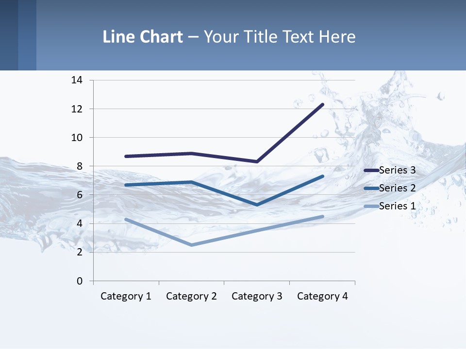 A Blue Water Powerpoint Presentation Is Shown PowerPoint Template