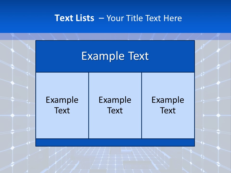 A Blue Abstract Background With Squares And Lines PowerPoint Template