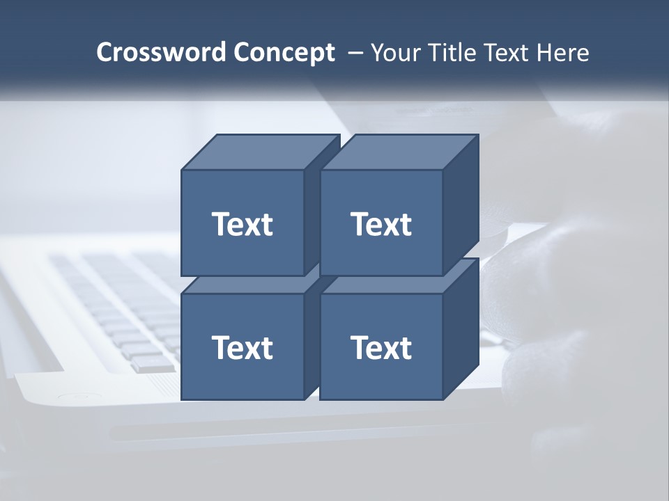 A Person Holding A Credit Card In Front Of A Laptop PowerPoint Template