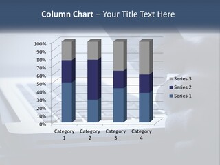 A Person Holding A Credit Card In Front Of A Laptop PowerPoint Template