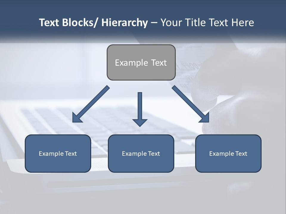 A Person Holding A Credit Card In Front Of A Laptop PowerPoint Template