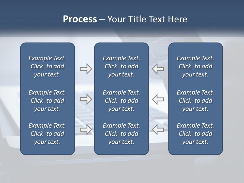 A Person Holding A Credit Card In Front Of A Laptop PowerPoint Template