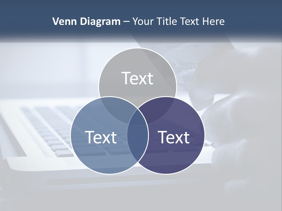 A Person Holding A Credit Card In Front Of A Laptop PowerPoint Template