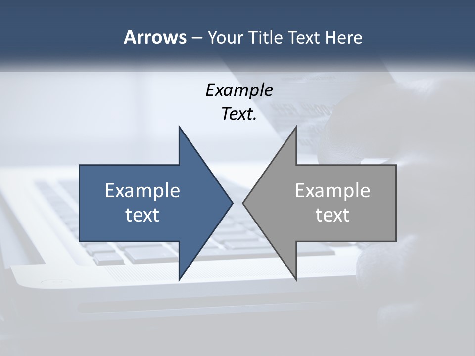 A Person Holding A Credit Card In Front Of A Laptop PowerPoint Template