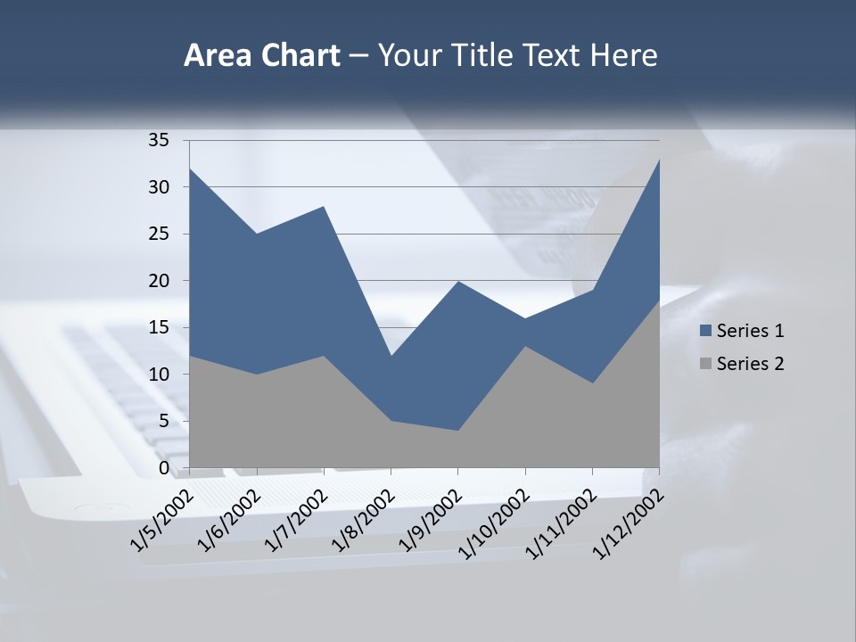 A Person Holding A Credit Card In Front Of A Laptop PowerPoint Template