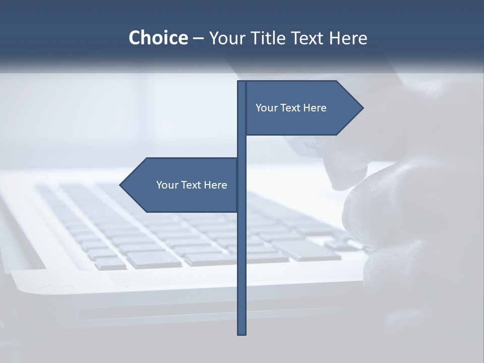 A Person Holding A Credit Card In Front Of A Laptop PowerPoint Template