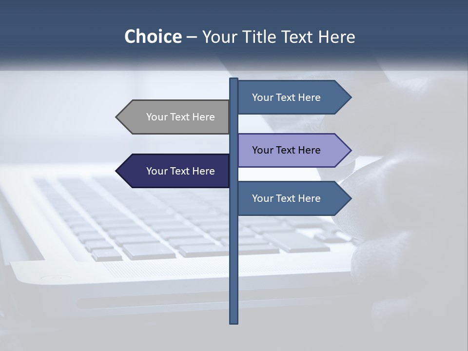 A Person Holding A Credit Card In Front Of A Laptop PowerPoint Template