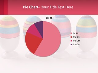 A Group Of Colorful Eggs Sitting On Top Of Each Other PowerPoint Template