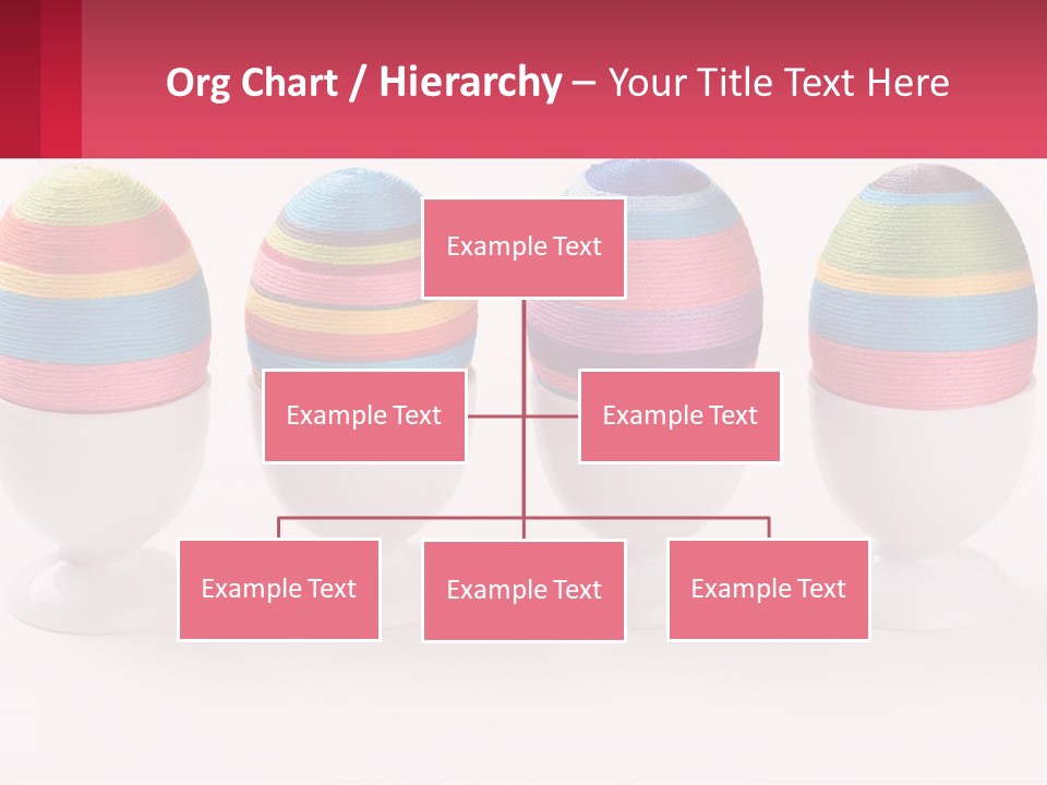 A Group Of Colorful Eggs Sitting On Top Of Each Other PowerPoint Template