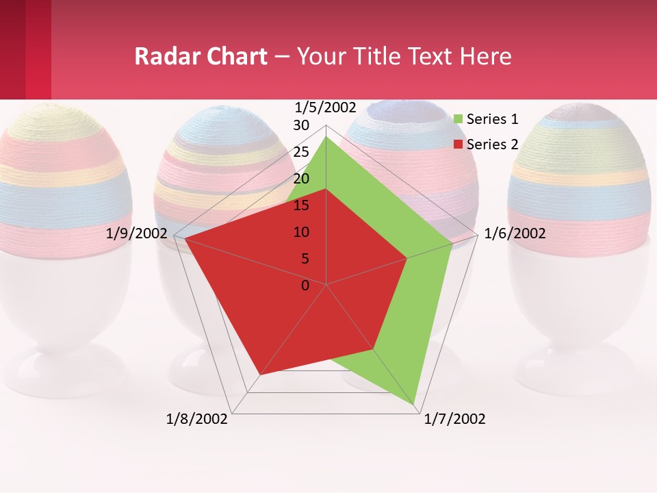 A Group Of Colorful Eggs Sitting On Top Of Each Other PowerPoint Template