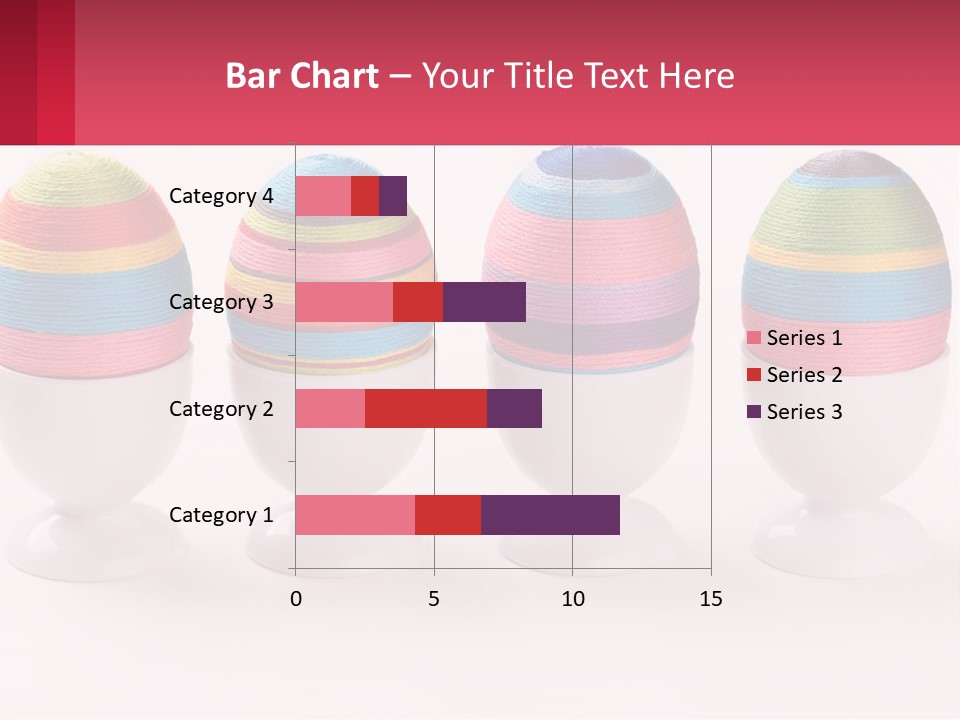 A Group Of Colorful Eggs Sitting On Top Of Each Other PowerPoint Template