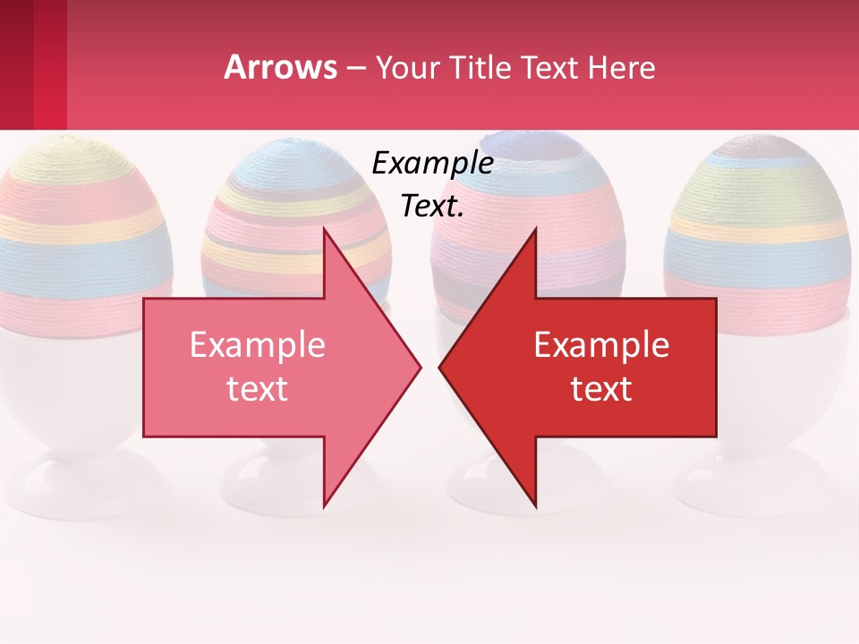 A Group Of Colorful Eggs Sitting On Top Of Each Other PowerPoint Template