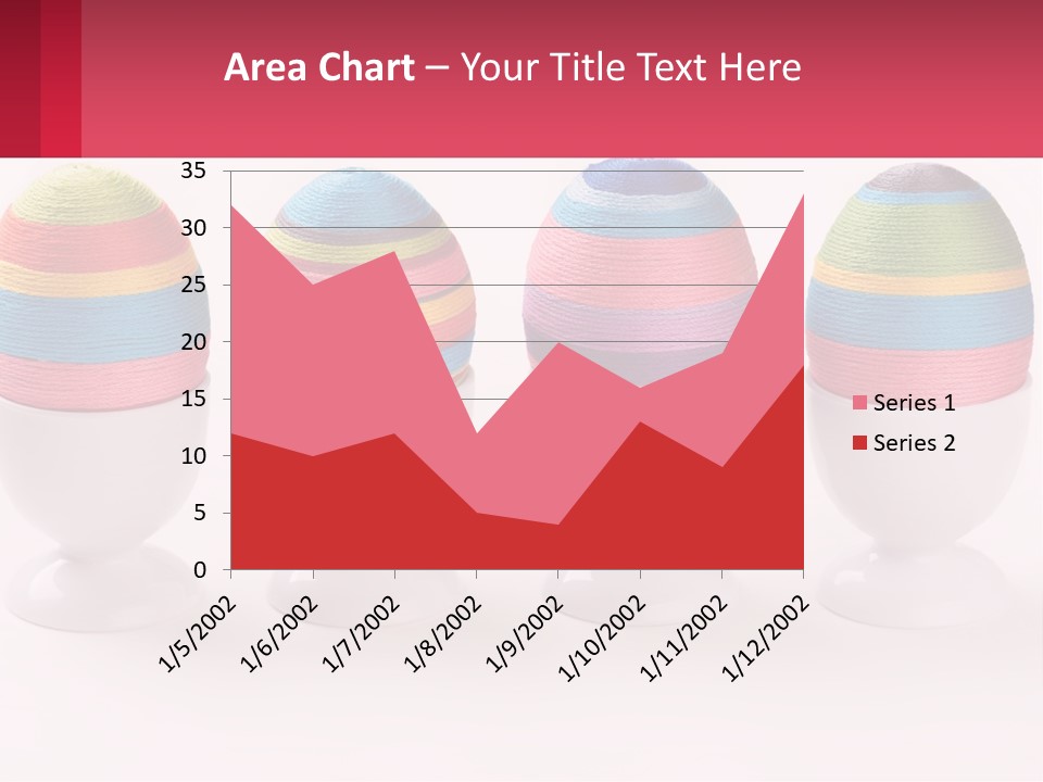 A Group Of Colorful Eggs Sitting On Top Of Each Other PowerPoint Template