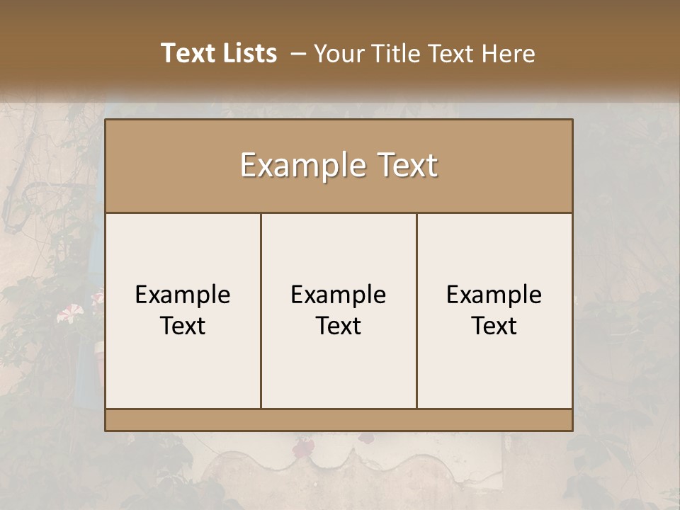 A Window With Blue Shutters And Flowers On It PowerPoint Template