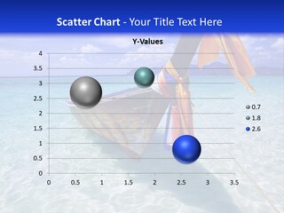 A Boat In The Water With A Blue Sky In The Background PowerPoint Template