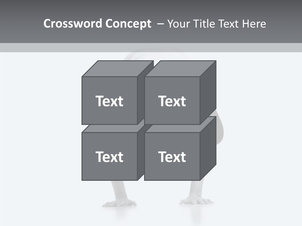 A Woman Doing A Handstand In A Yoga Position PowerPoint Template