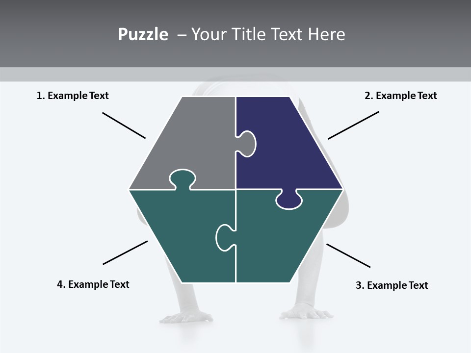 A Woman Doing A Handstand In A Yoga Position PowerPoint Template