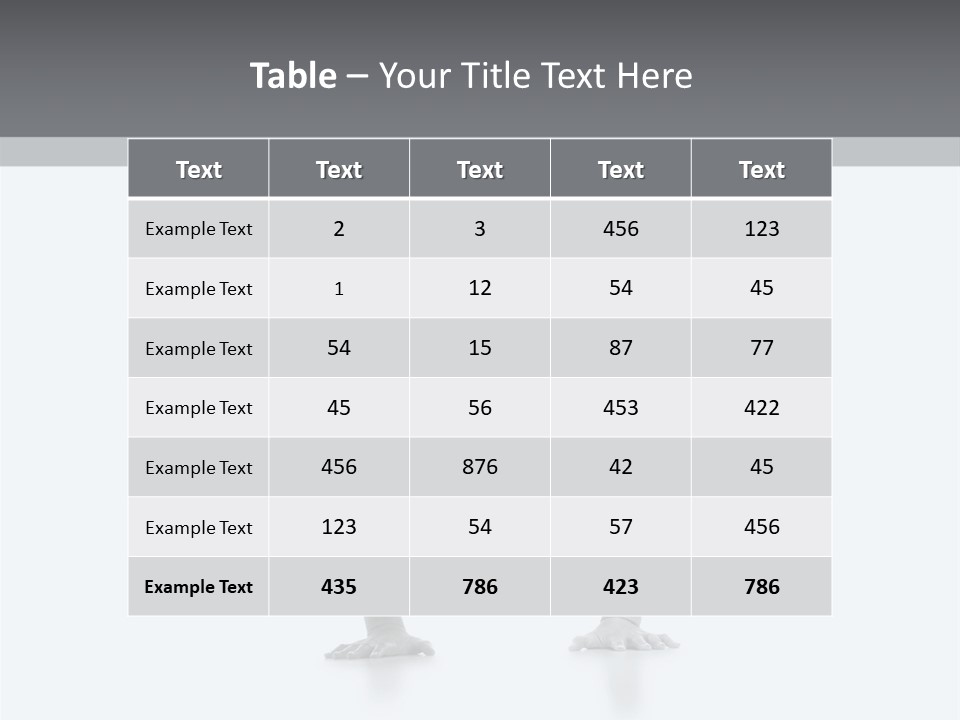 A Woman Doing A Handstand In A Yoga Position PowerPoint Template