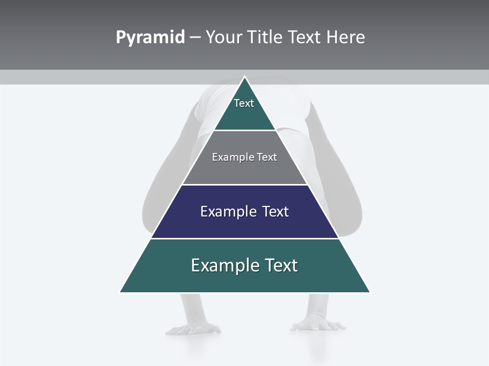 A Woman Doing A Handstand In A Yoga Position PowerPoint Template