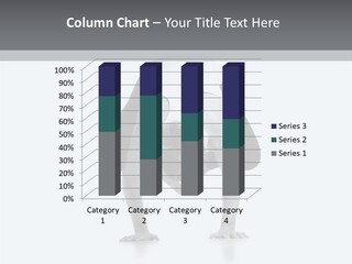 A Woman Doing A Handstand In A Yoga Position PowerPoint Template