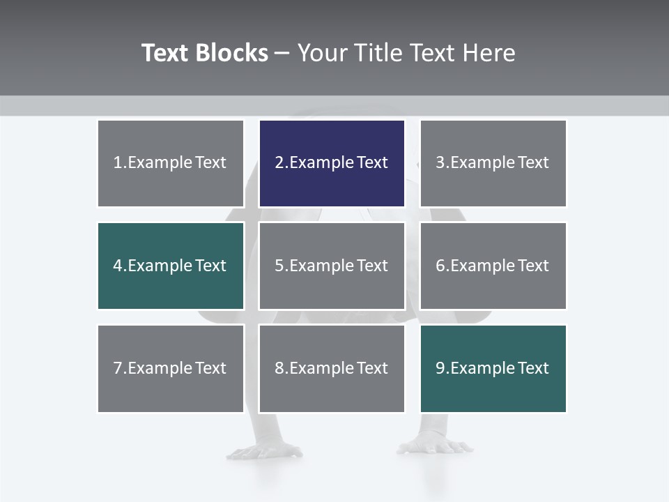 A Woman Doing A Handstand In A Yoga Position PowerPoint Template