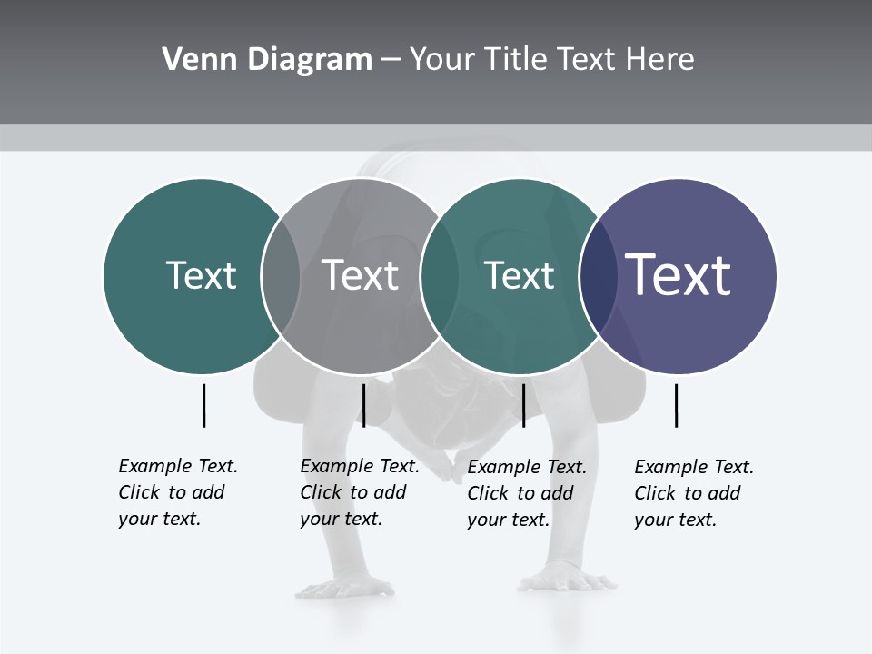 A Woman Doing A Handstand In A Yoga Position PowerPoint Template