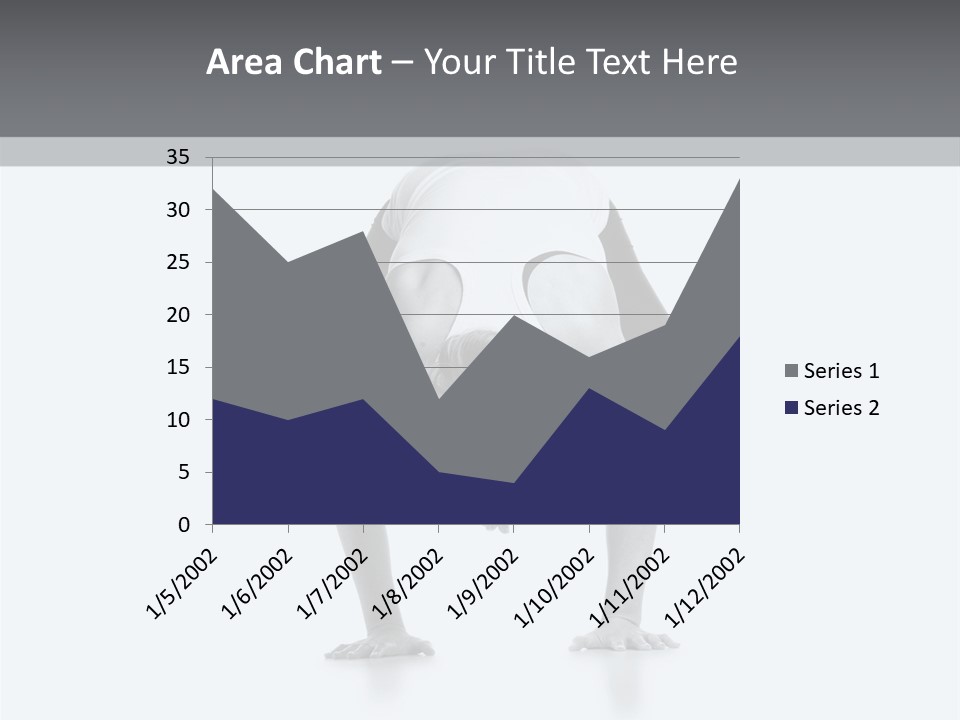 A Woman Doing A Handstand In A Yoga Position PowerPoint Template