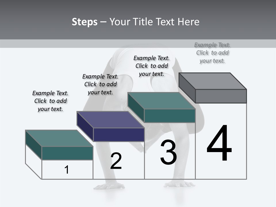 A Woman Doing A Handstand In A Yoga Position PowerPoint Template