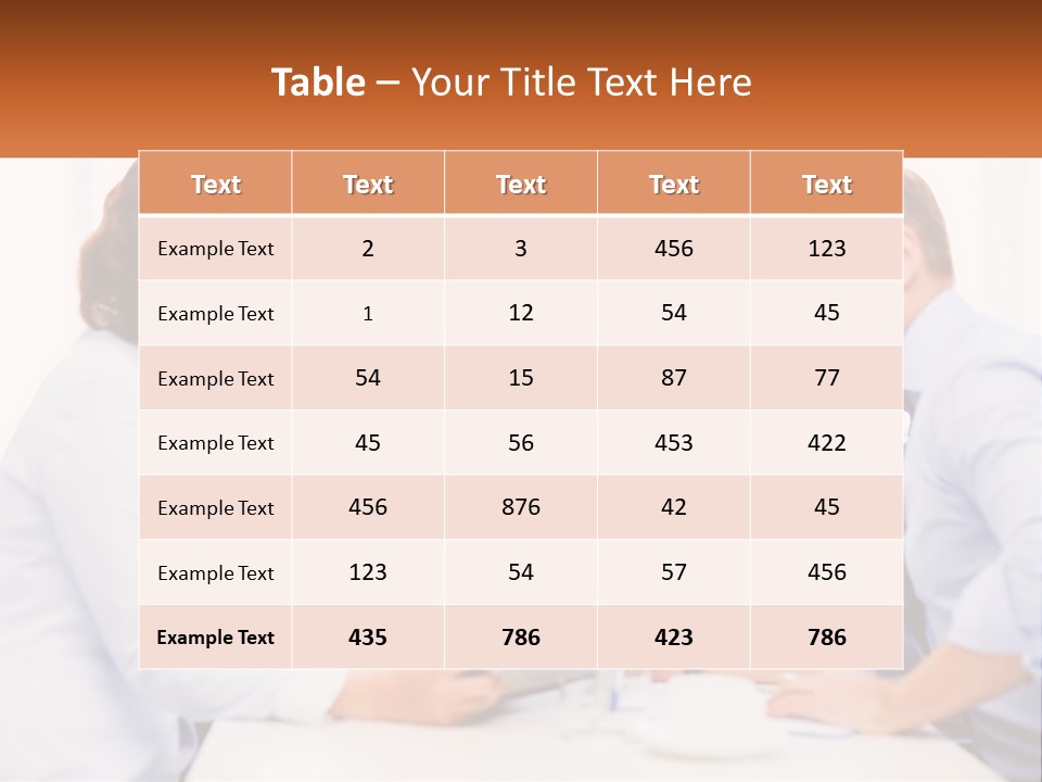 A Group Of Business People Looking At A Laptop PowerPoint Template
